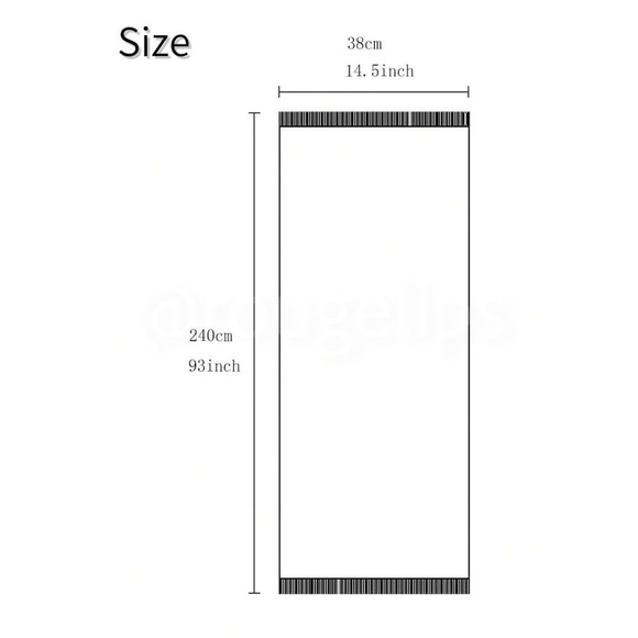 Colorblock Plaid Pastel Colors Wide Scarf Shawl Pink Beige Tan Cream Fringe - Picture 6 of 6